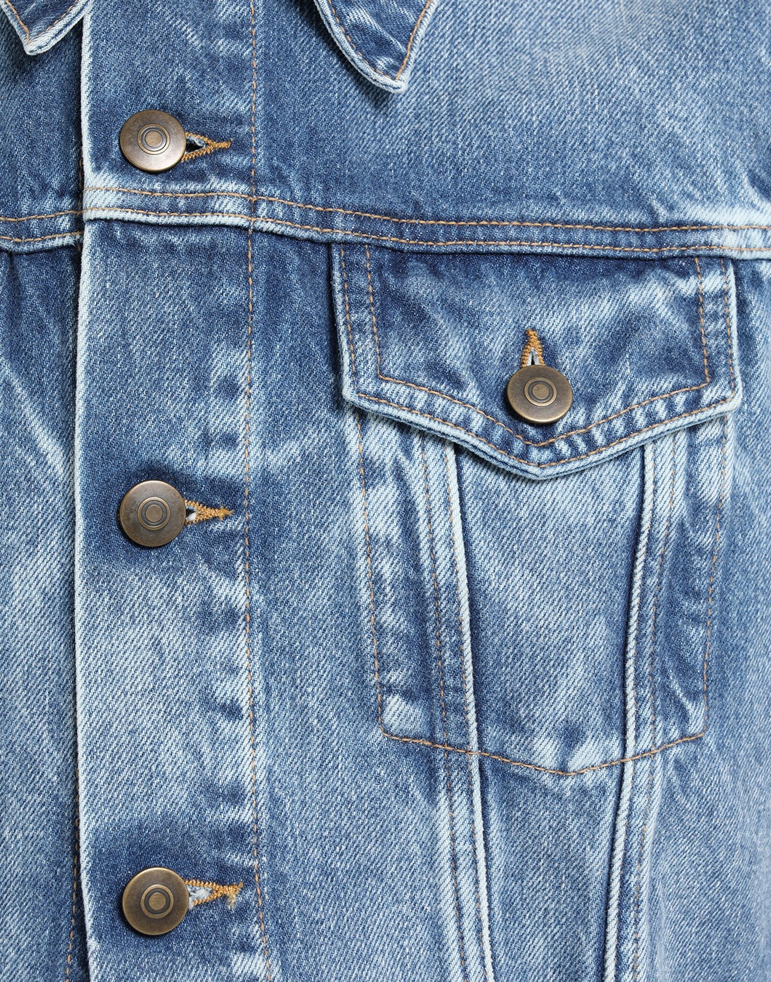 Sleeveless recycled denim jacket - 6