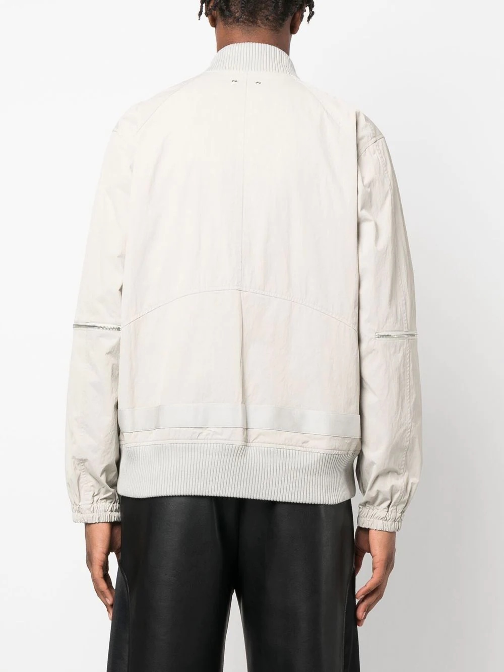 zipped-up bomber jacket - 4