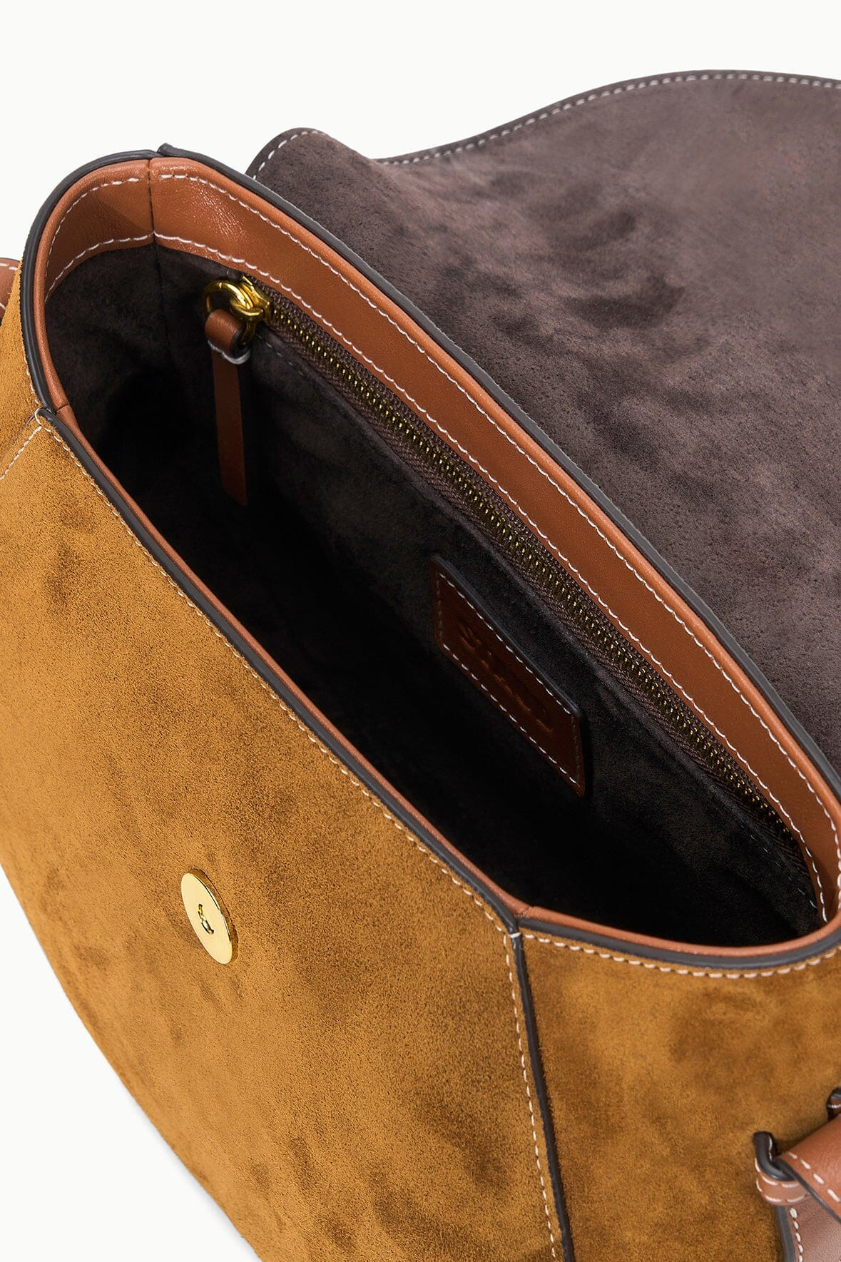 STAUD BELLA SADDLE BAG TAN - 5