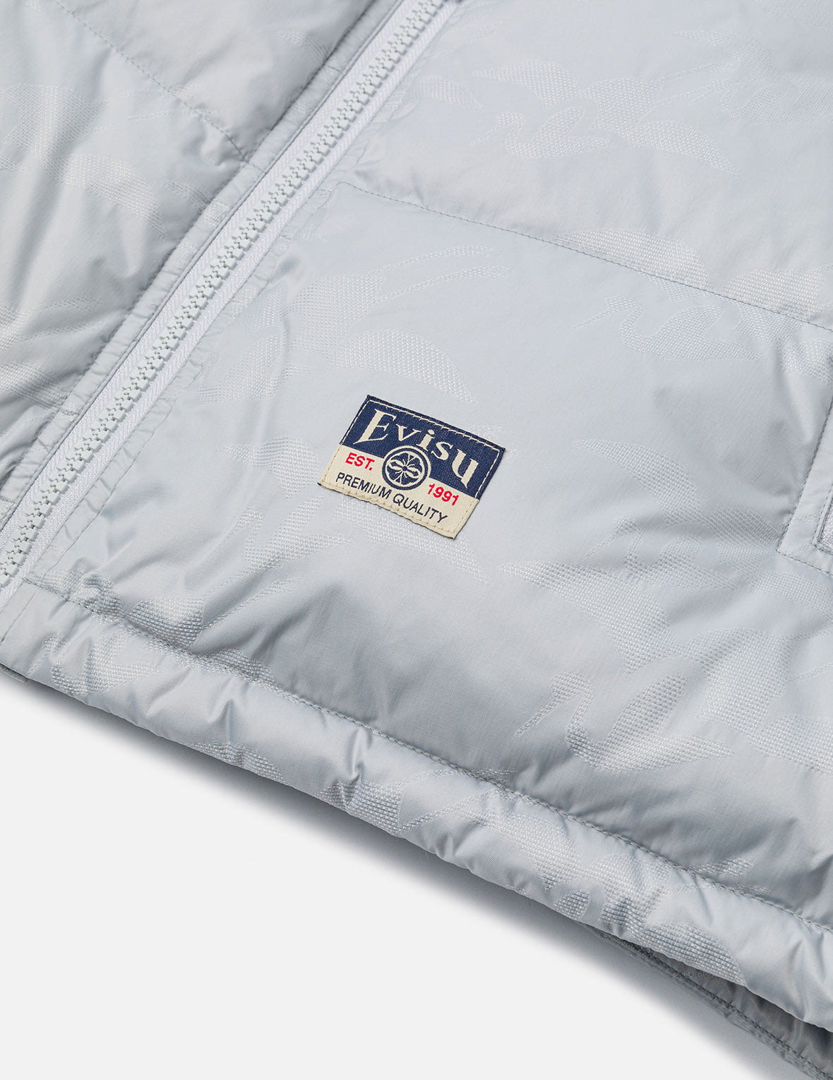 Allover Seagull Crane Jacquard Regular Fit Down Jacket - 8