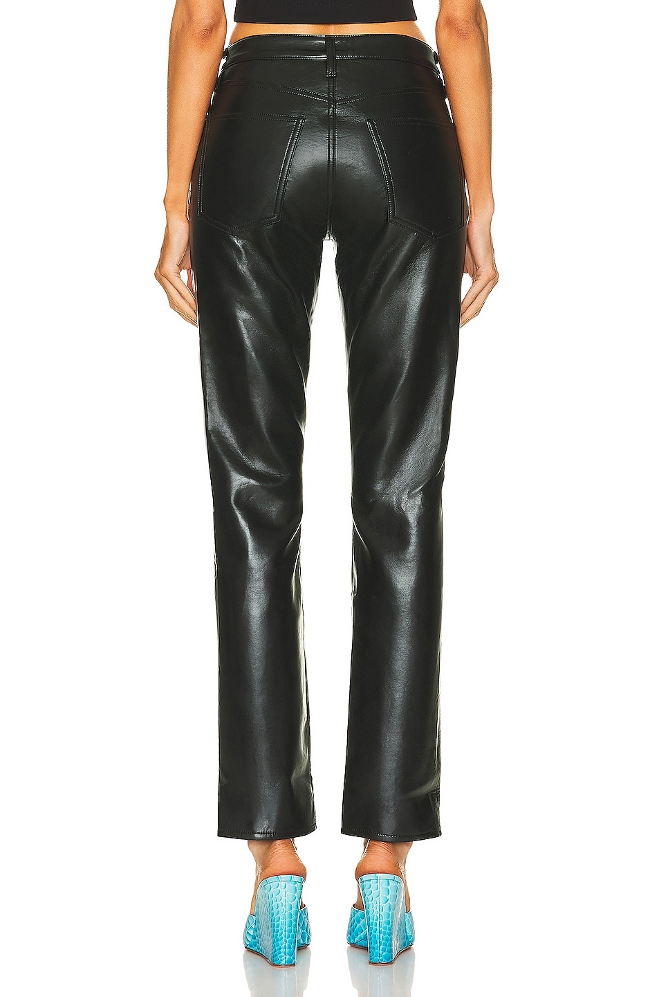 Recycled Leather Lyle Low Rise Slim - 3