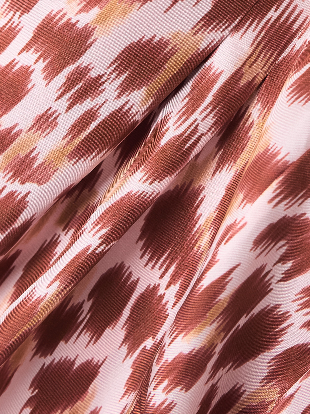Fauve Jaragua Pleated Printed Silk-twill Pajama Pants - 5