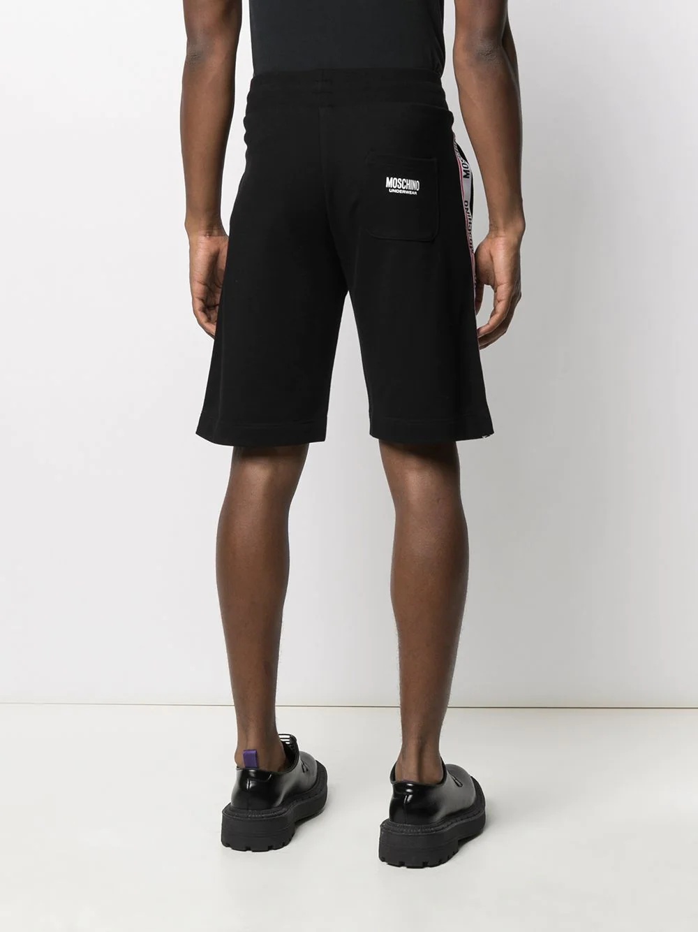 logo-tape track shorts - 4