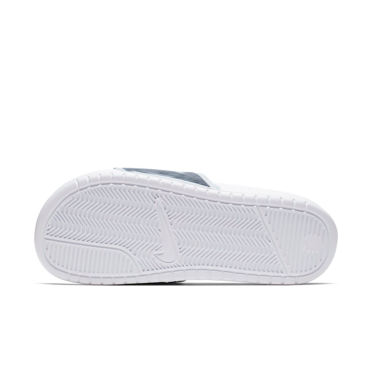 (WMNS) Nike Benassi LX White Blue Slippers 'White Blue' BQ5173-100 - 4