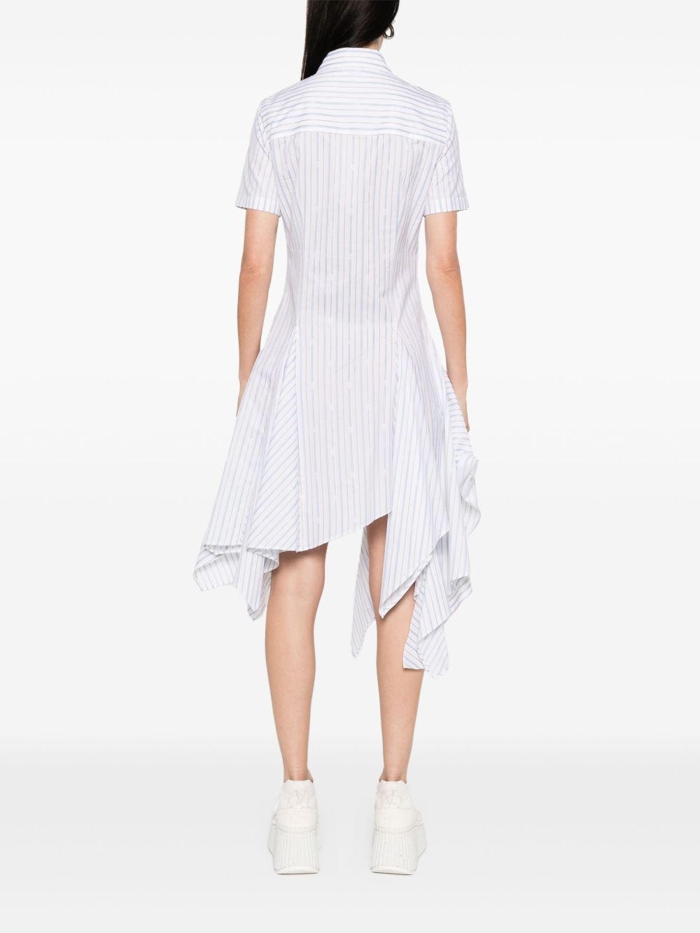 striped shirt dress - 4