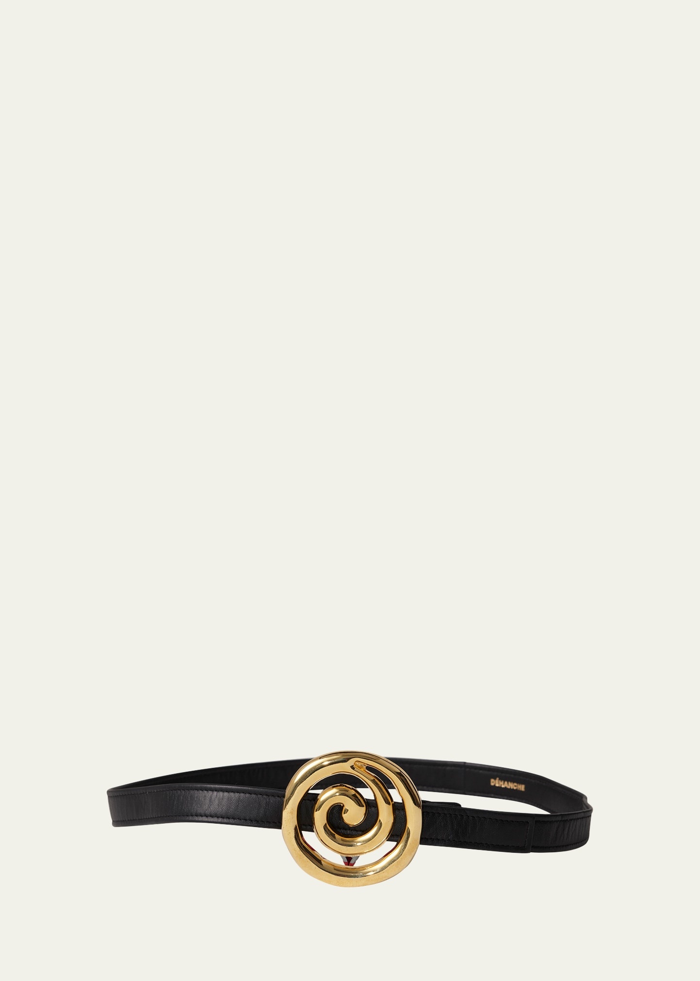 Koru Skinny Leather Belt - 1