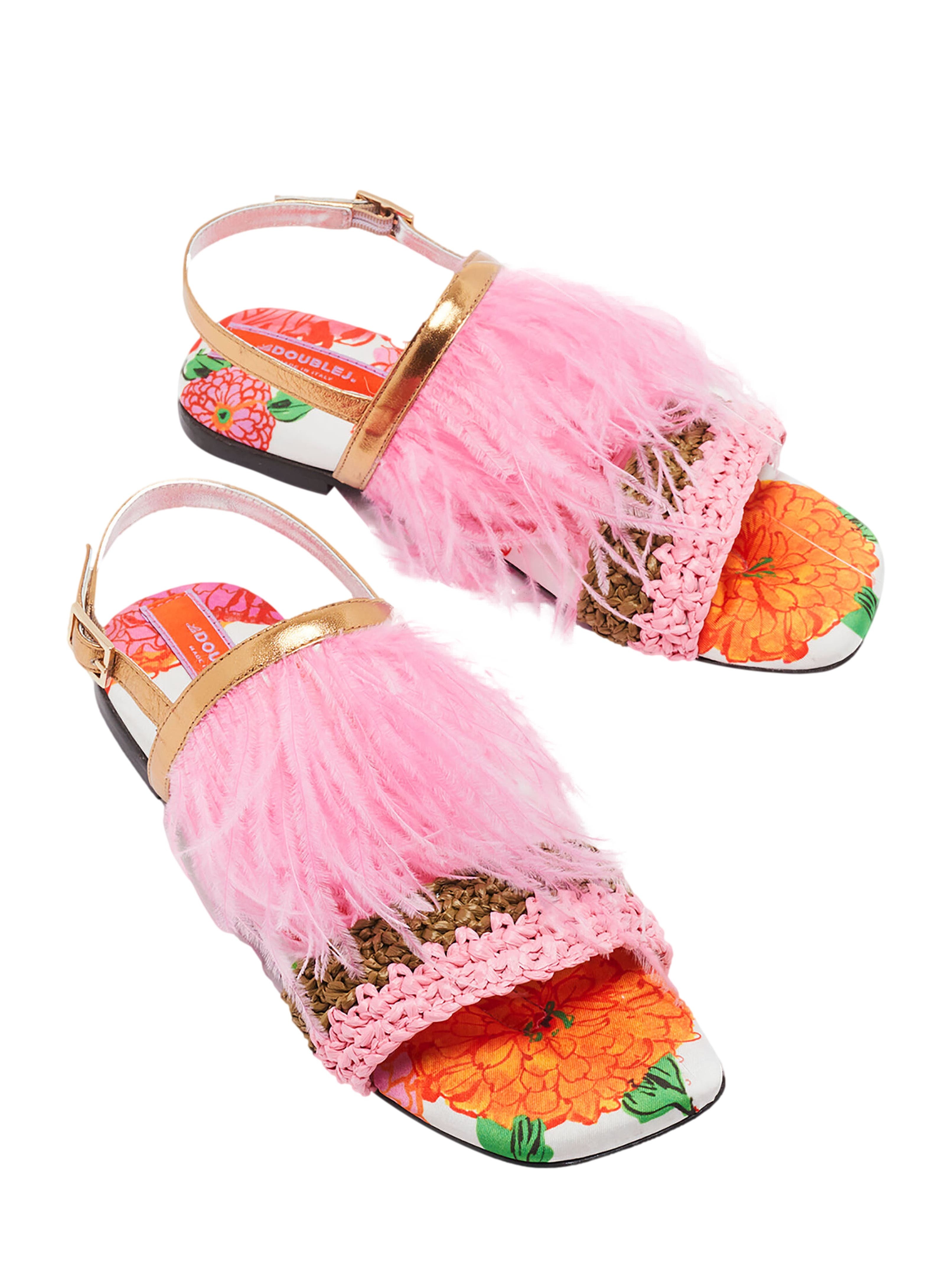 La DoubleJ Medal Sandal Gyn White at Nordstrom - 2