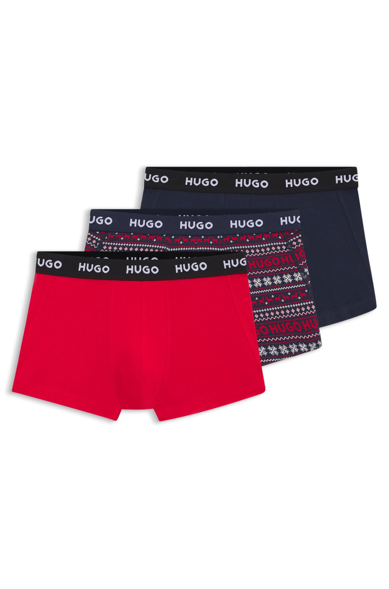 THREE-PACK OF STRETCH TRUNKS IN COTTON 1