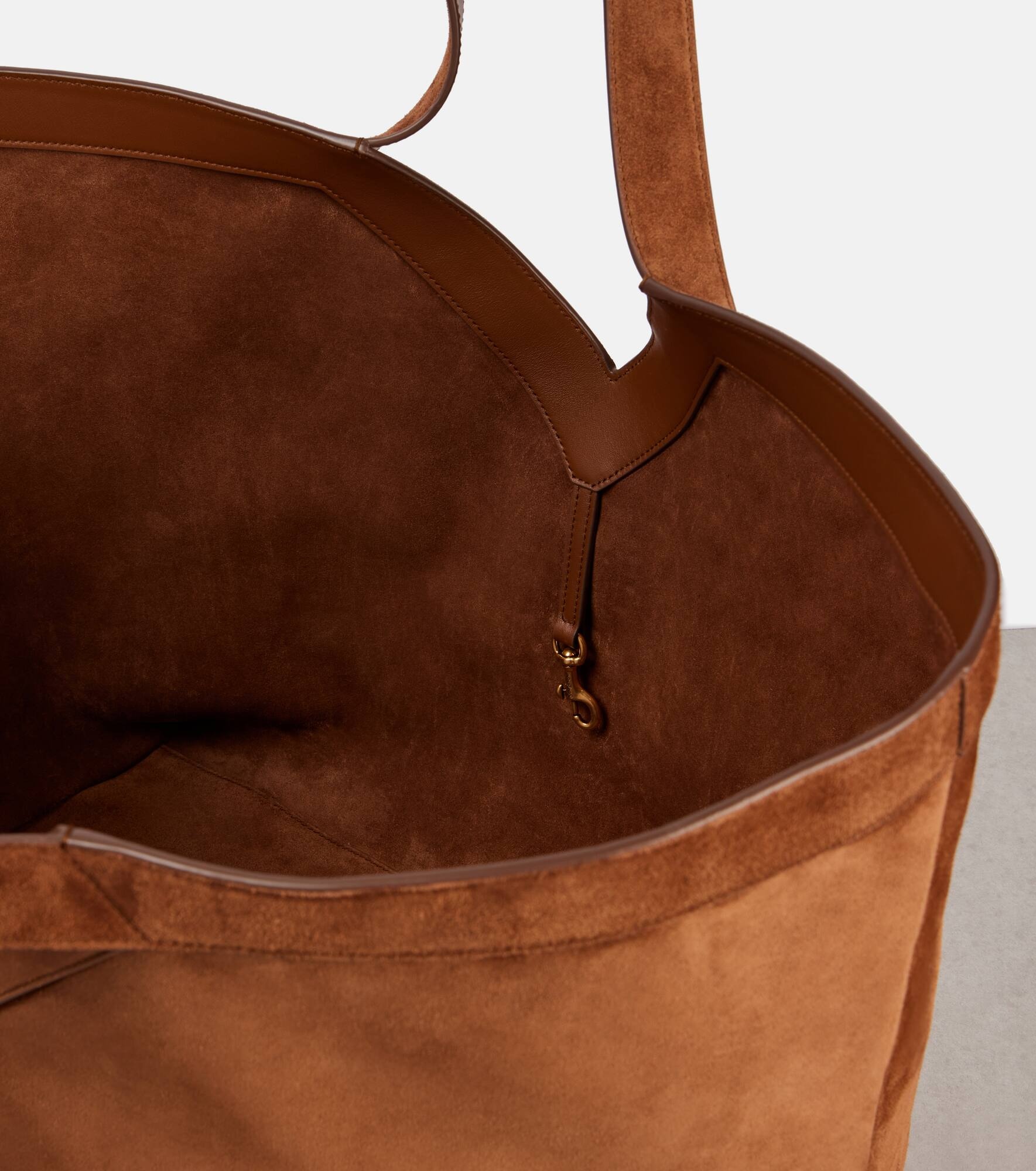 Y suede tote bag - 3