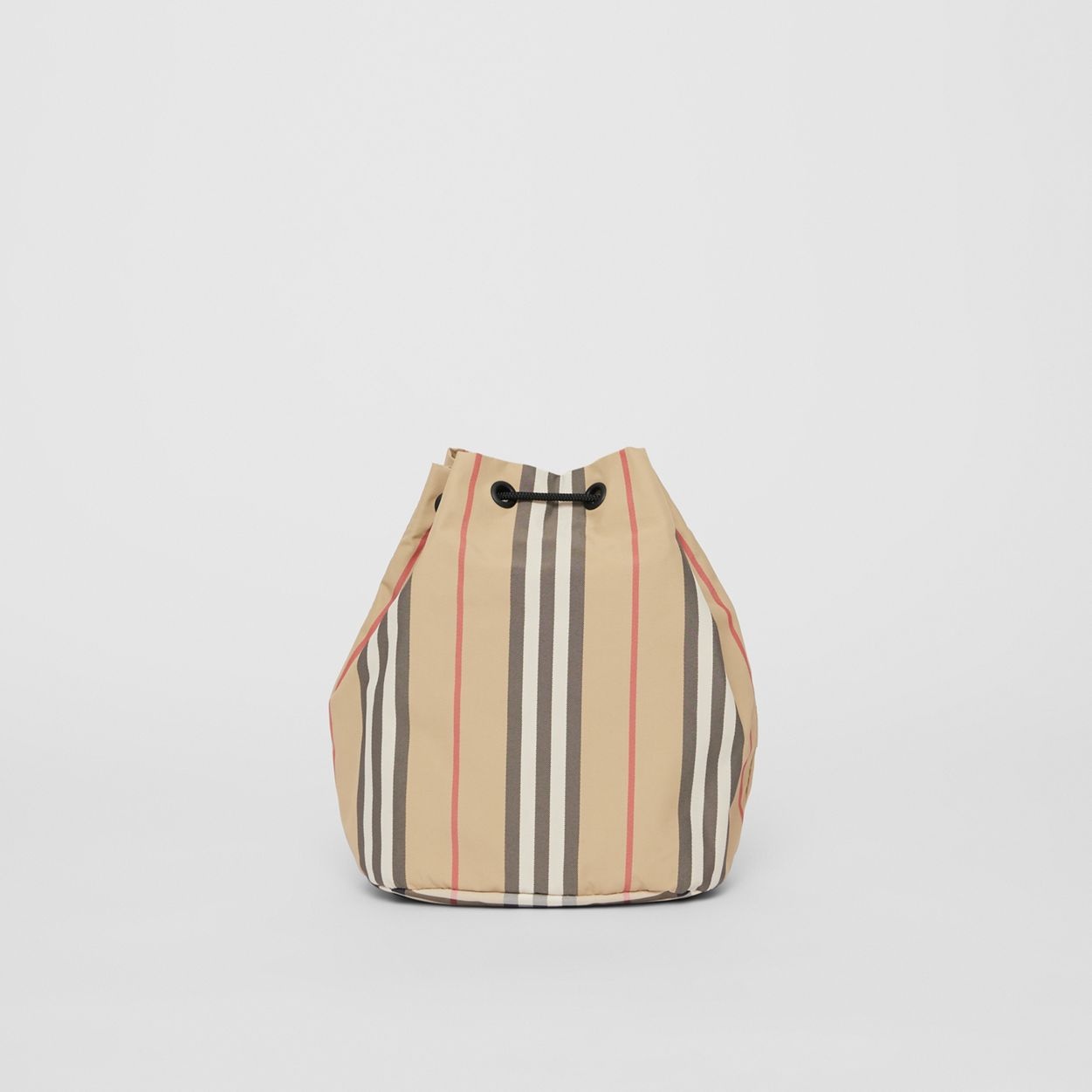 Icon Stripe Nylon Drawcord Pouch - 7