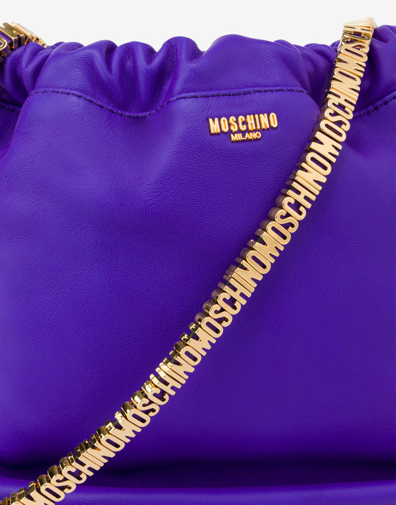 MINI LETTERING BUCKET BAG 4