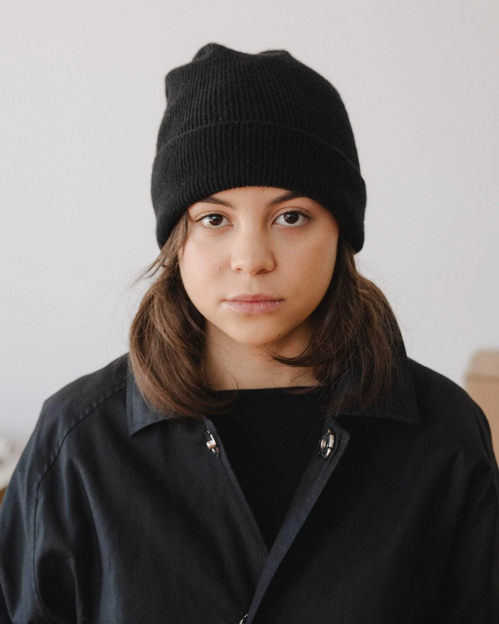 Whit Beanie - Recycled Cashmere Rib - 1