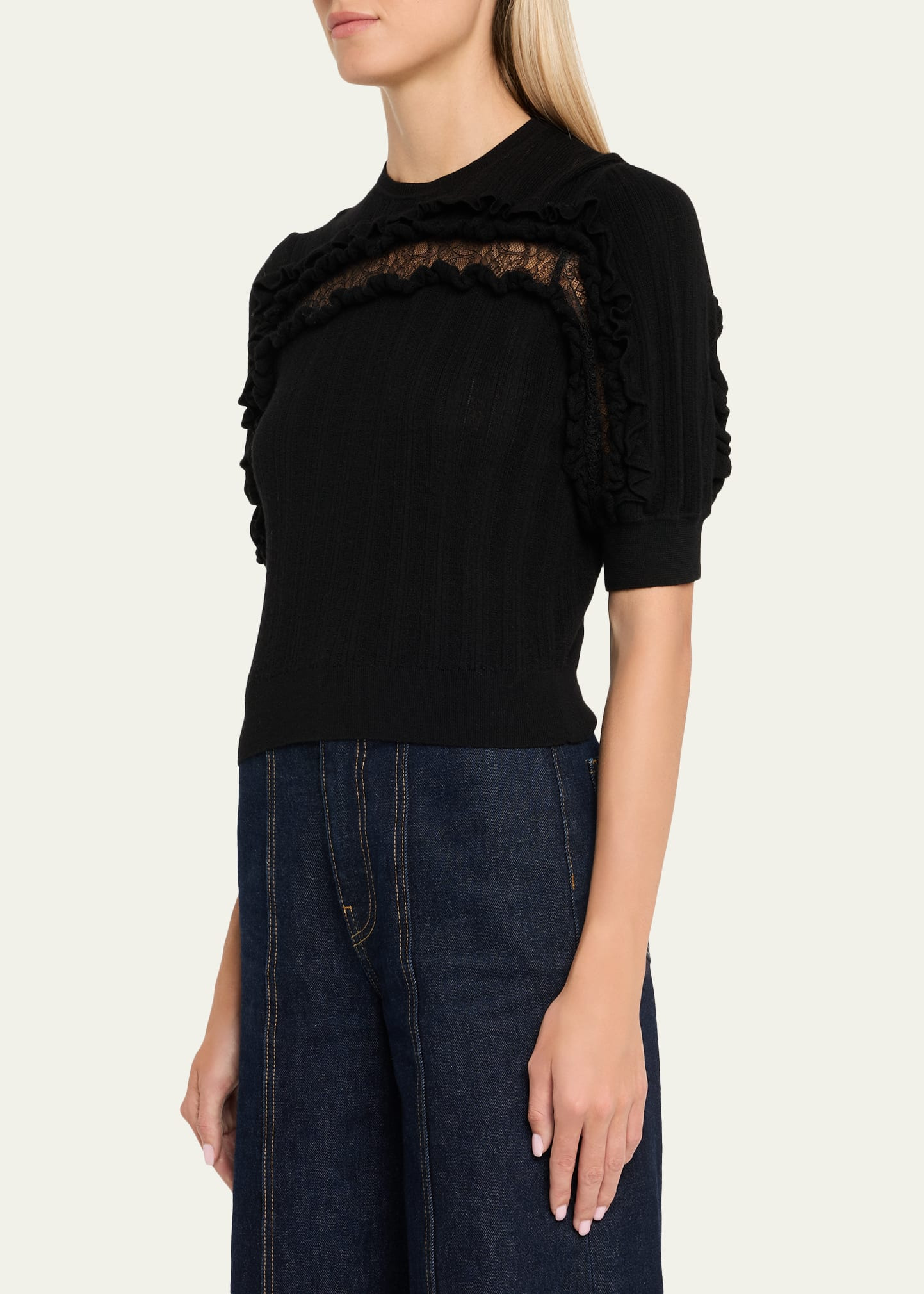 Salima Short-Sleeve Knit Shirt - 4