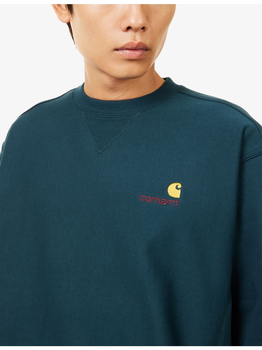 American Script Logo-Embroidered Cotton Sweatshirt - 5
