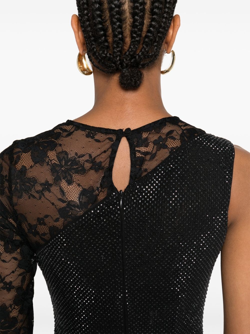 rhinestone-embellished maxi dress - 5