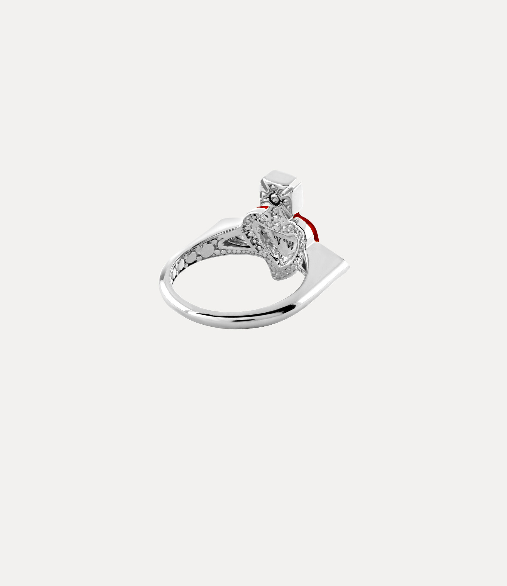 NEW DIAMANTE HEART RING - 3