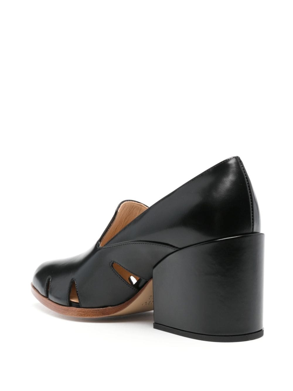 Eliza 75mm leather pumps - 3