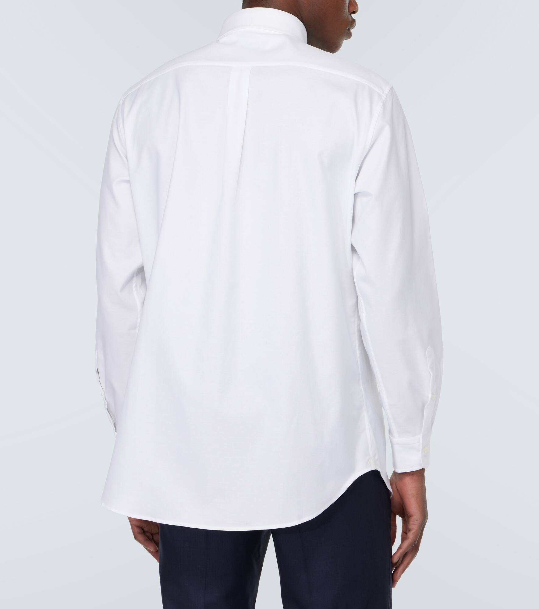 Agui cotton poplin Oxford shirt - 4