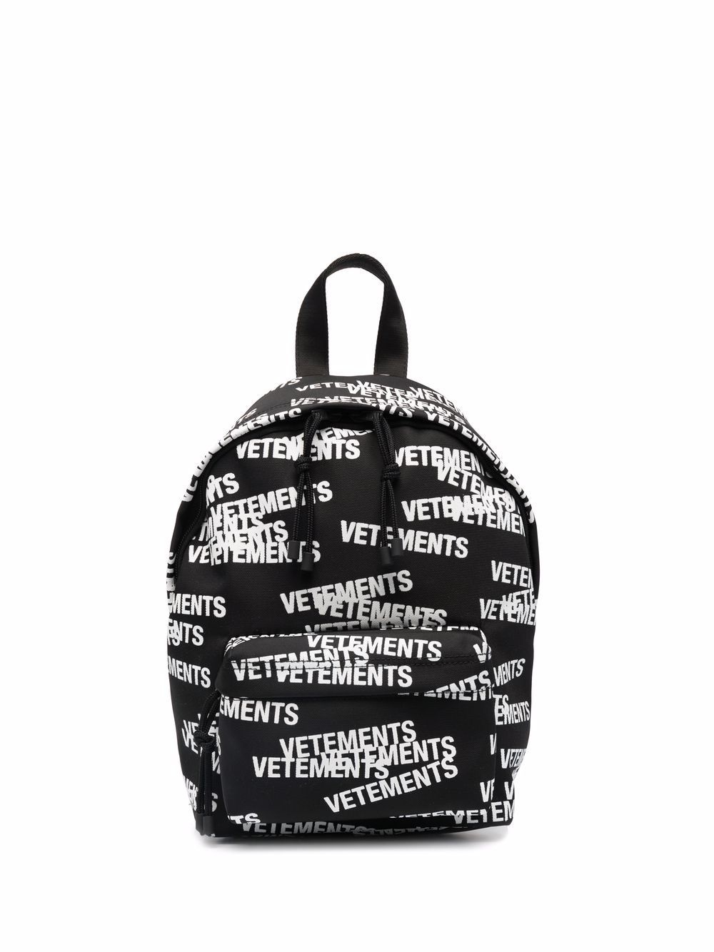 logo-print backpack - 1