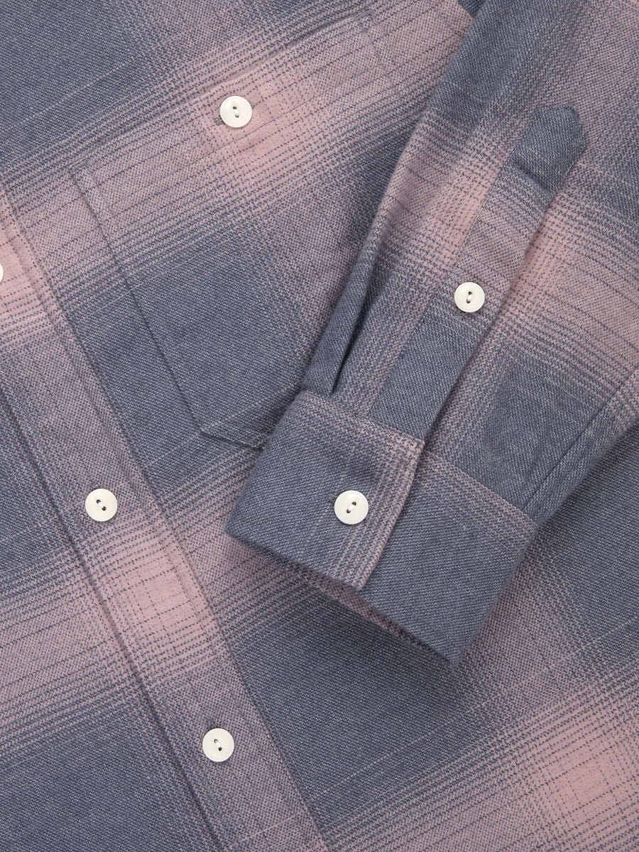 Utility Flannel Mauve Ombre - 2