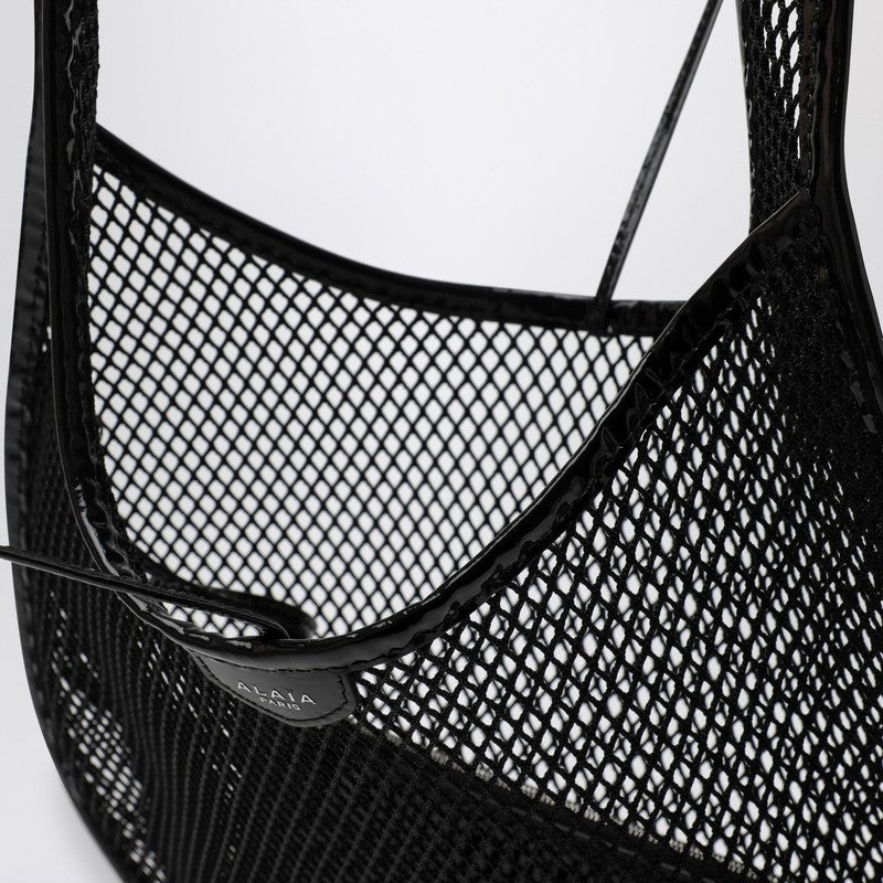 Alaia One Piece Black Mesh Medium Hobo Bag Women - 4