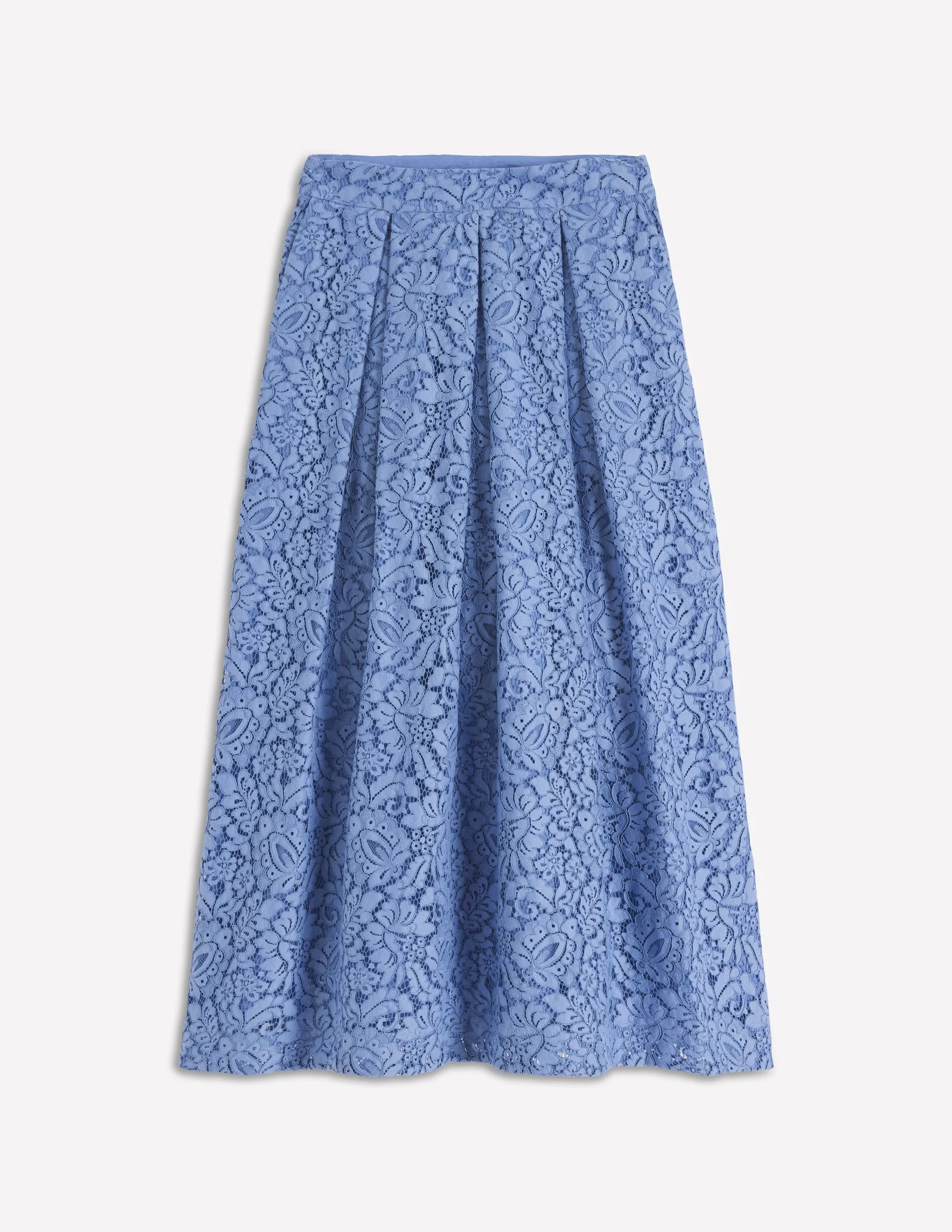 Verity Lace Skirt-Cornflower Blue - 1