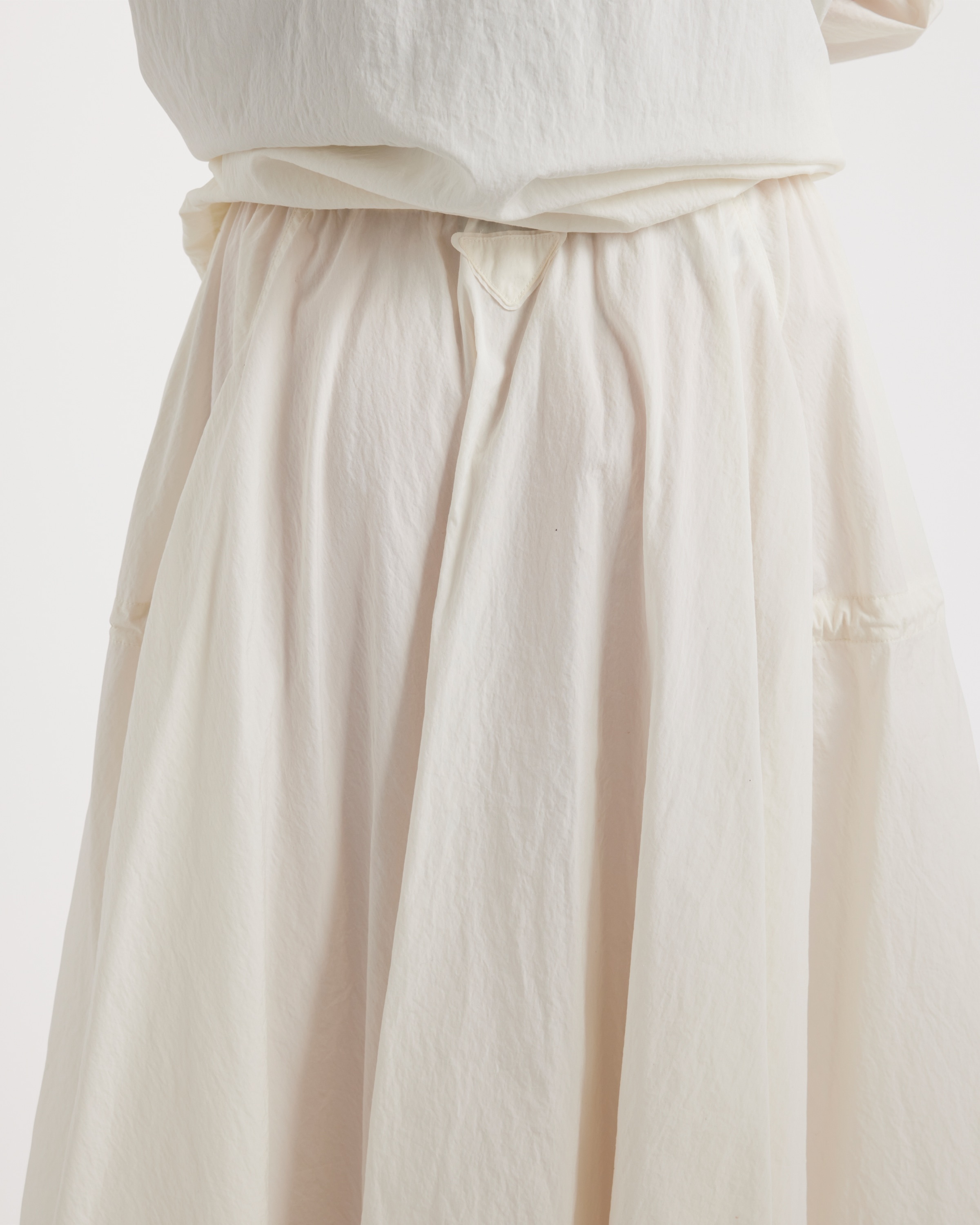 Technical pongé skirt - 6