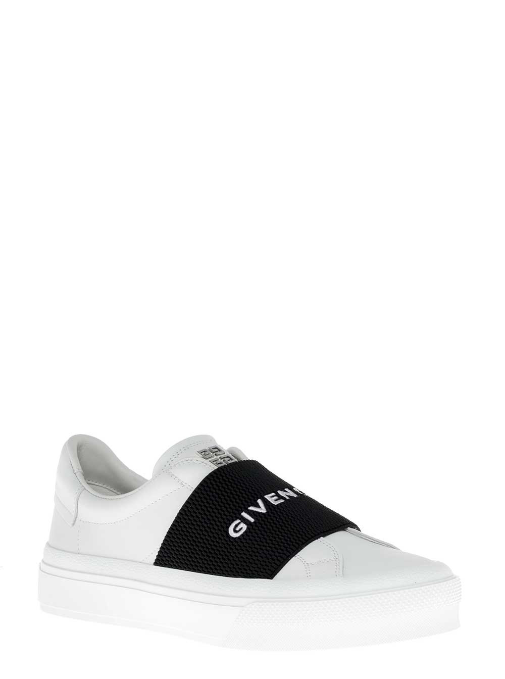 Givenchy Women 'City Court' White Low Top Sneakers With Logo In Leather Woman - 2