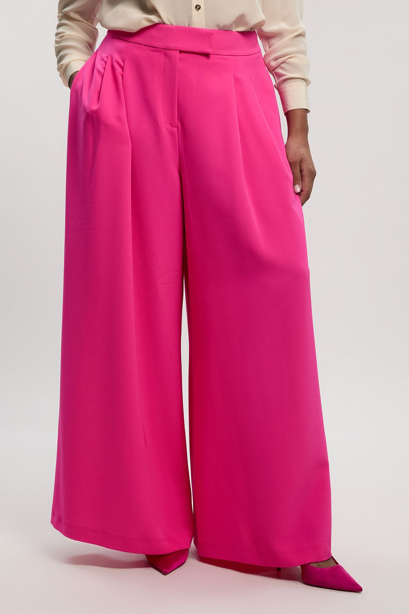 Plus Size Soft Tailored Wide Leg Trouser 4