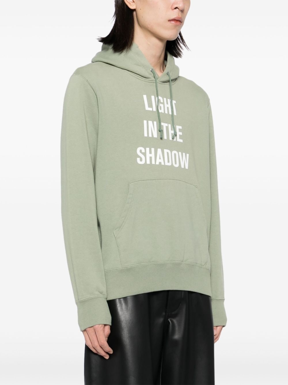 slogan-printed hoodie - 3