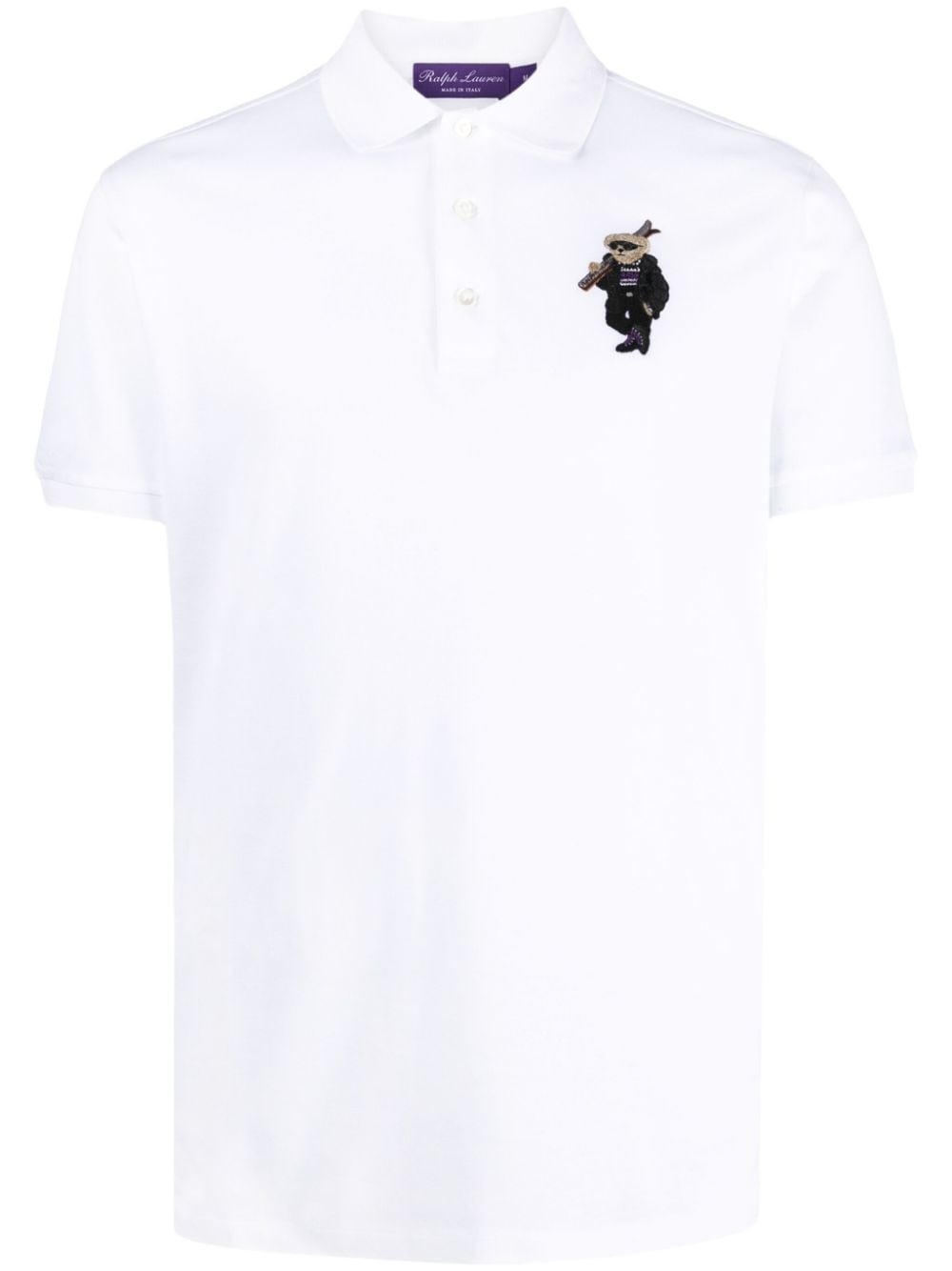 Polo Bear-embroidered polo shirt - 1