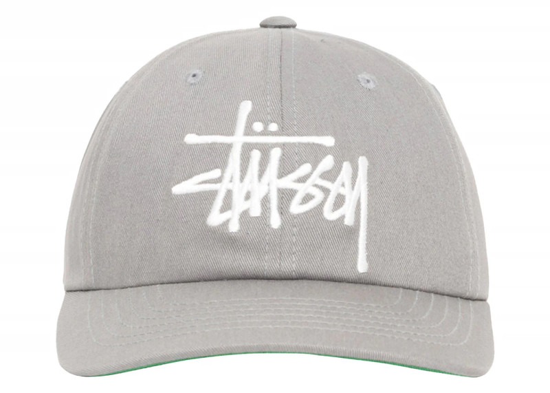 Stüssy Stussy Low Profile Big Basic Snapback Steel Grey outlook
