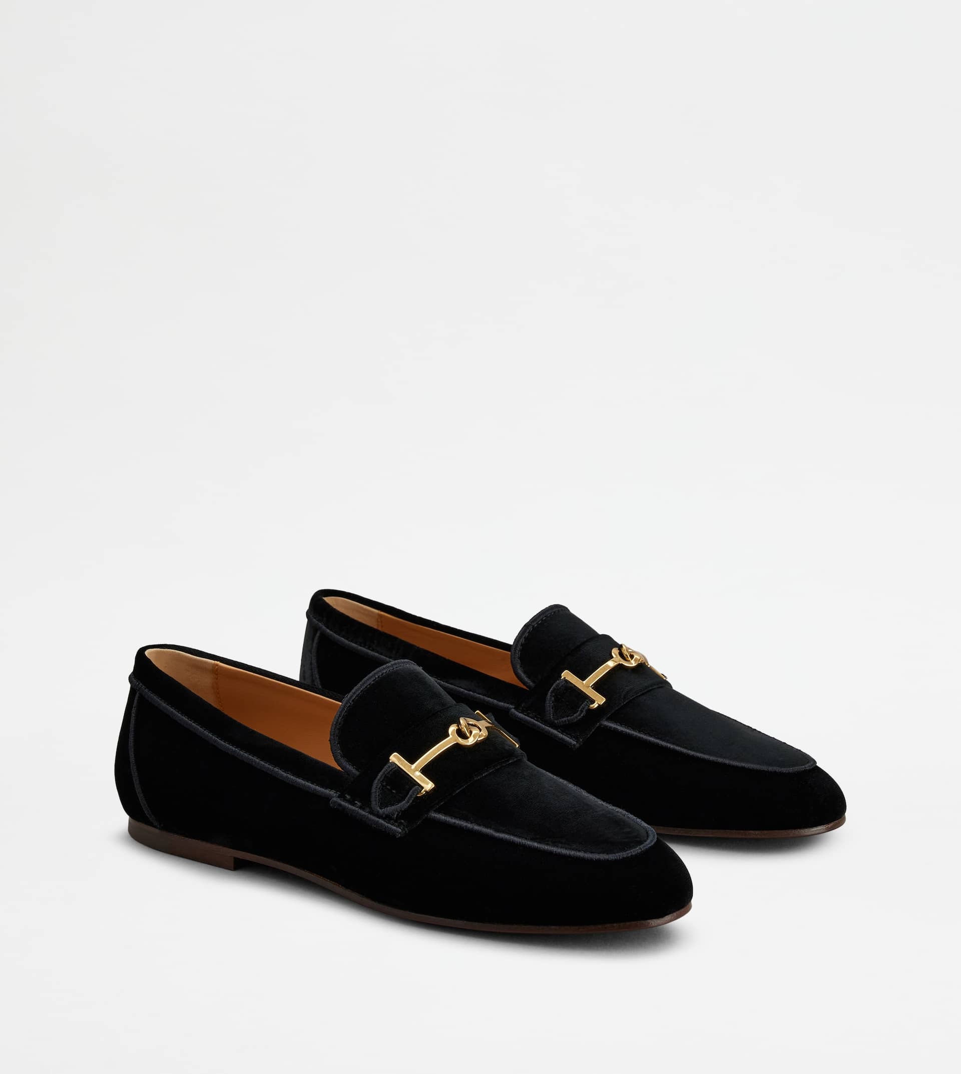 LOAFERS IN VELVET - BLACK - 3