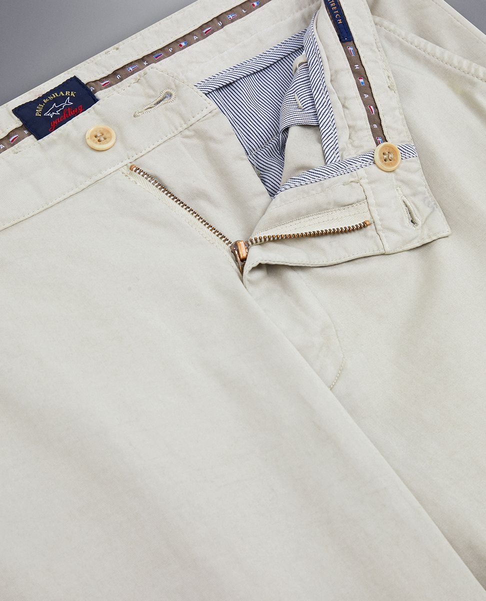 Stretch organic cotton trousers - 6