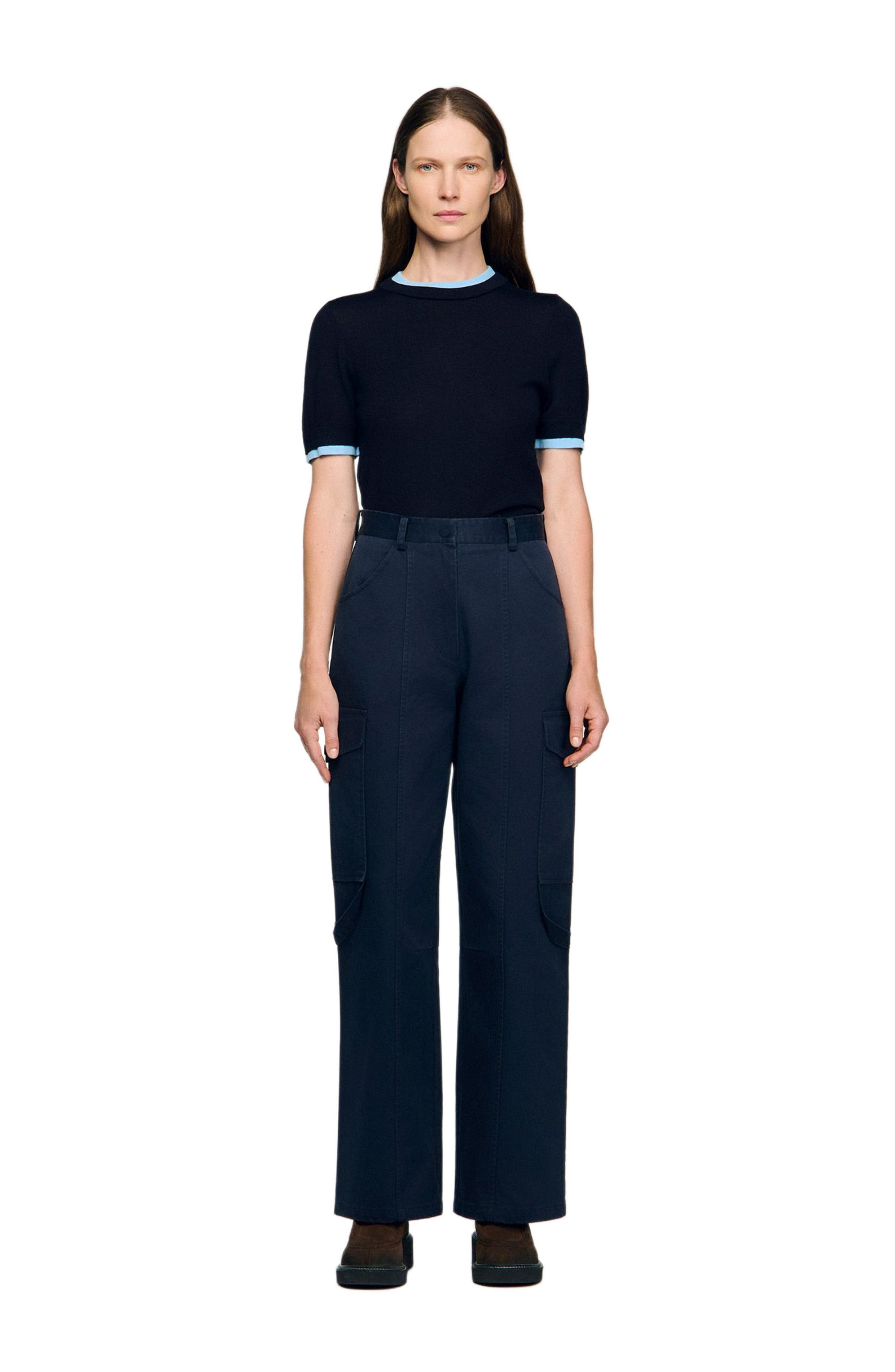 SANDRO Cargo trousers in Navy Blue at Nordstrom - 2