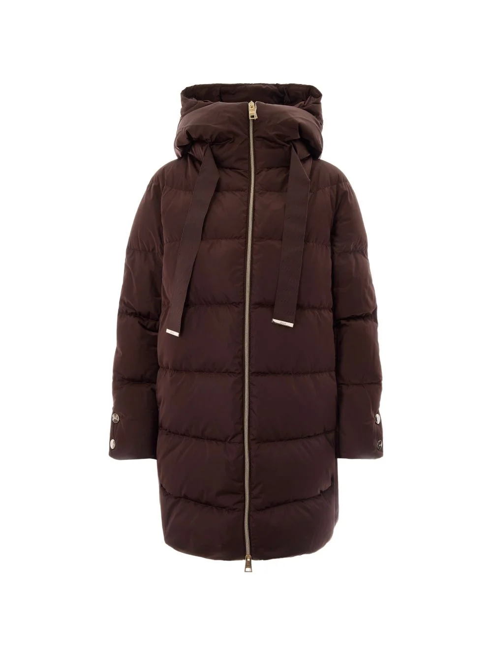 quilted hooded jacket - 1