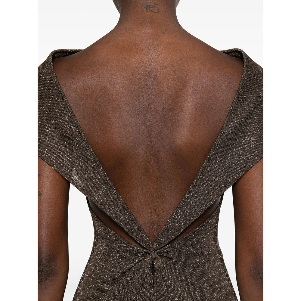 Max Mara Pianoforte Brown Dresses - Evening Dresses Women - 2