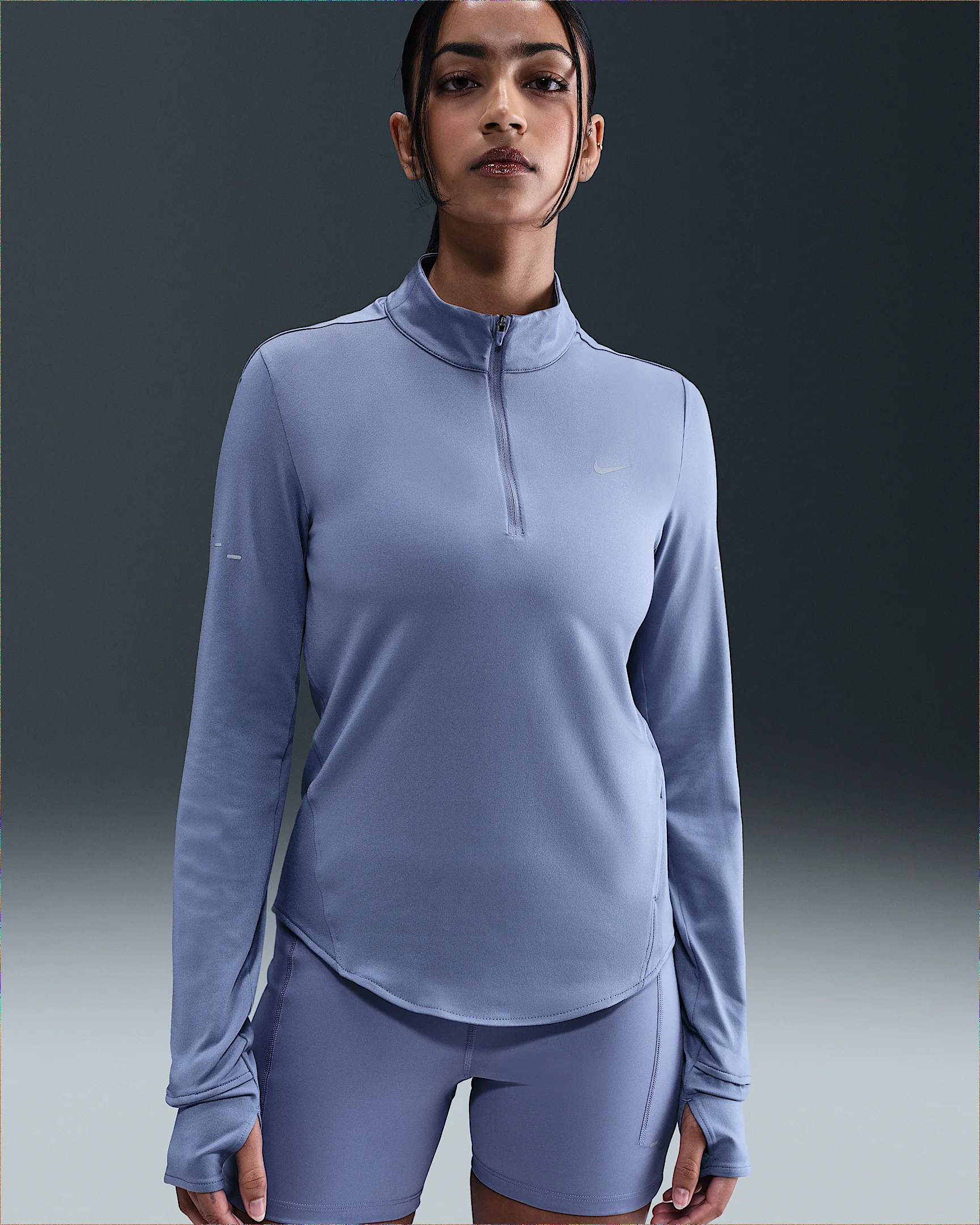 Nike Swift Women's Dri-FIT UV 1/4-Zip Running Top - 1