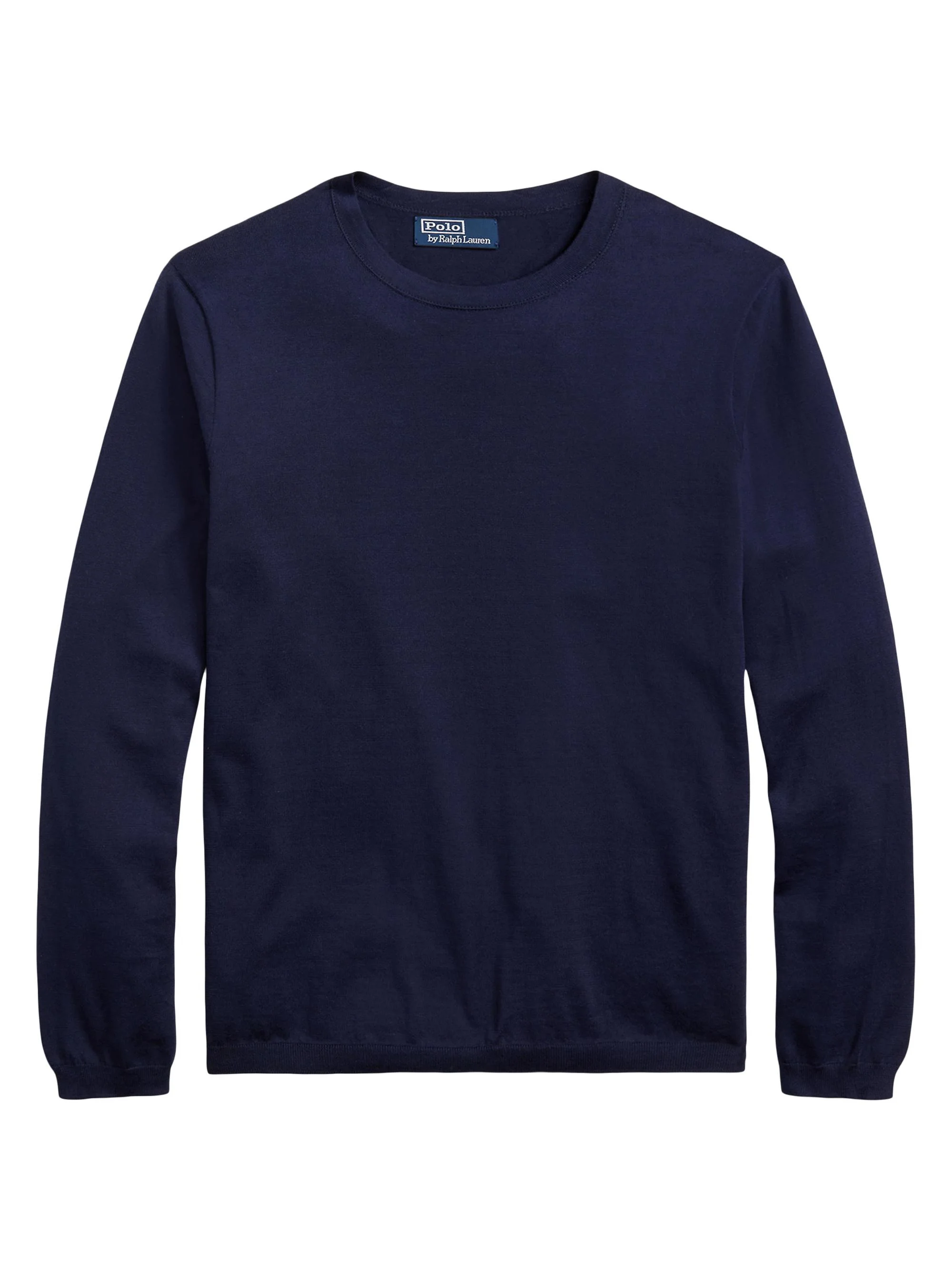Men's Cotton Crewneck Sweater - Blue - 1