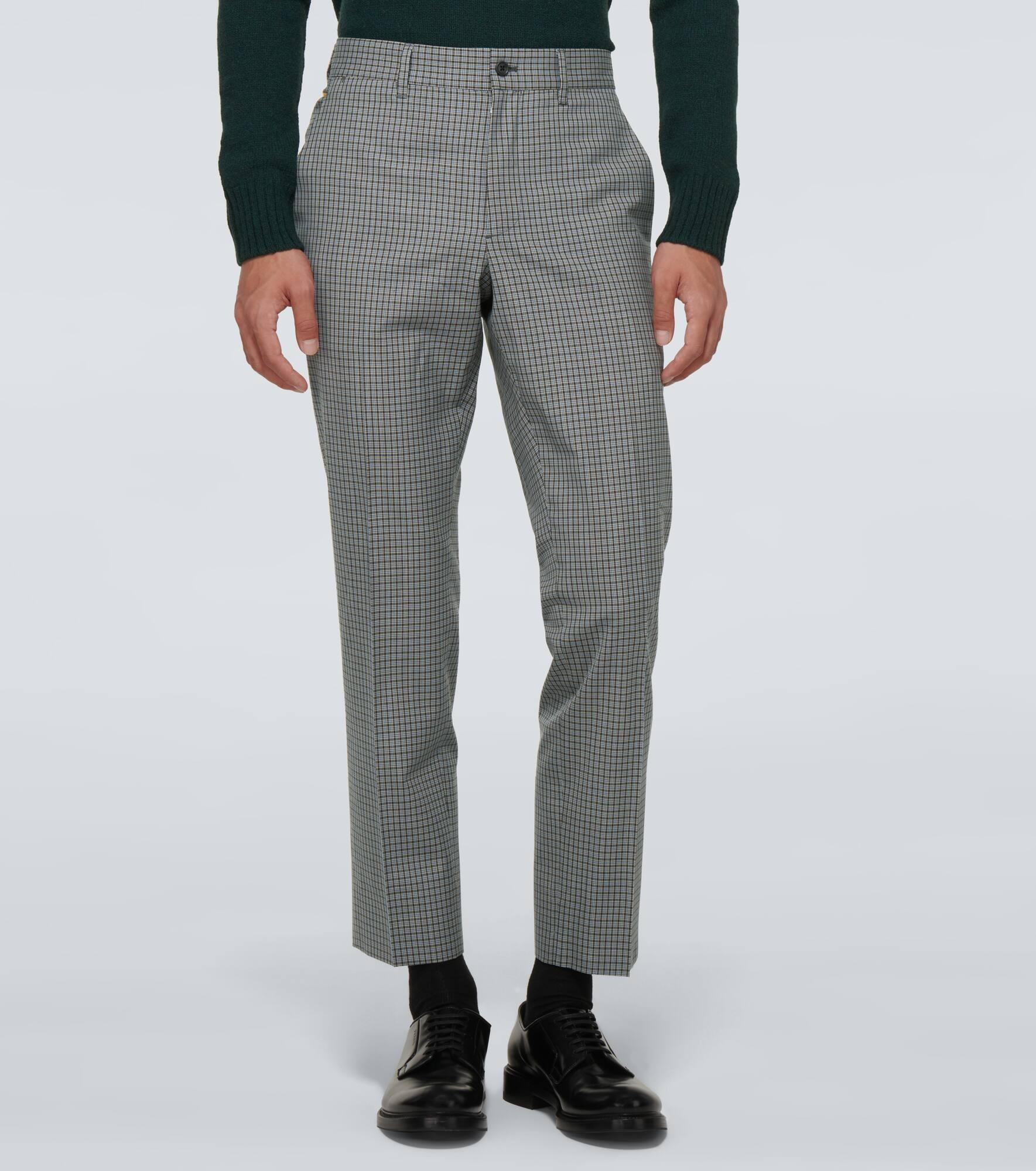 Checked tailored pants - 3