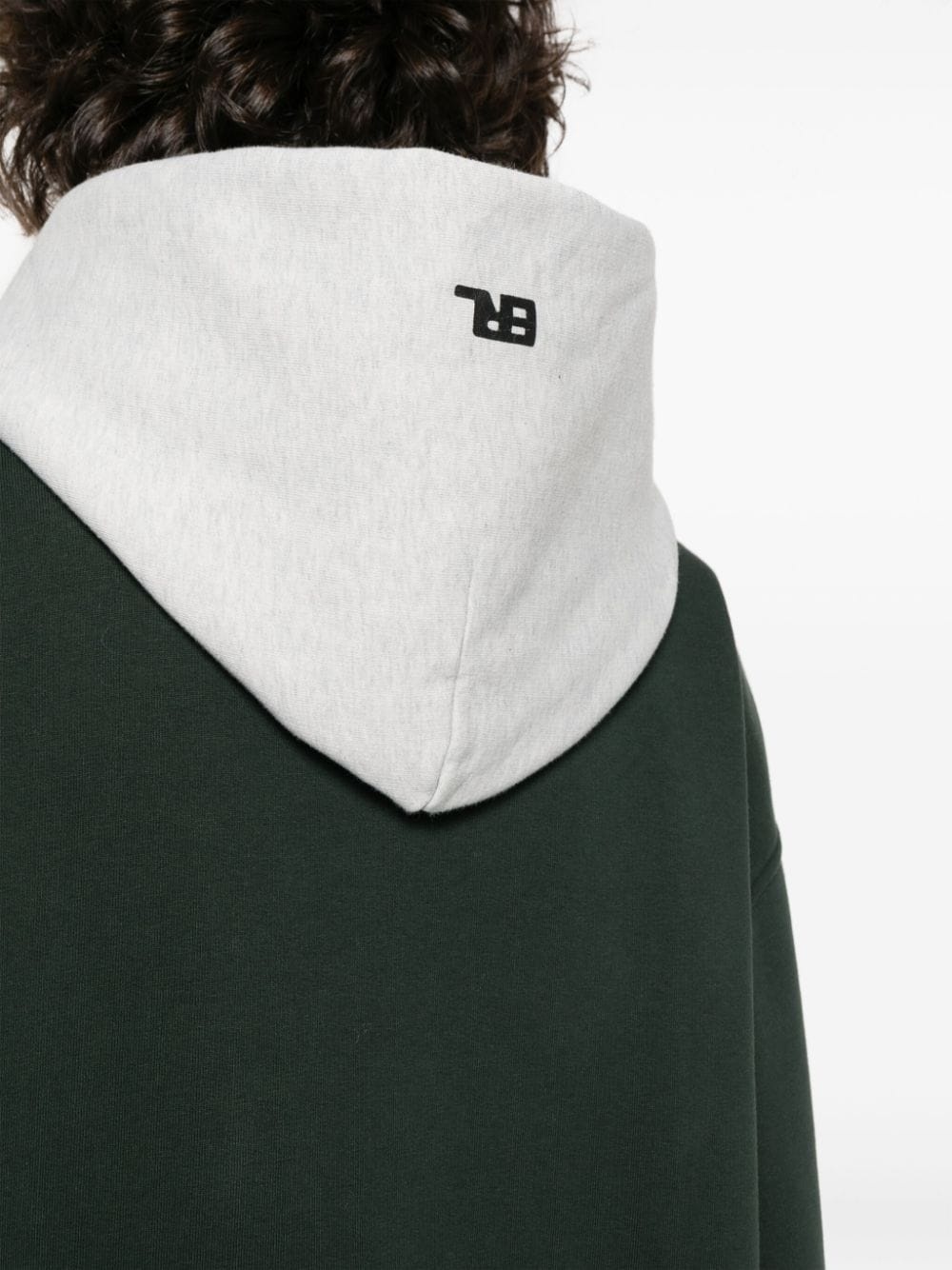 text-print hoodie - 5