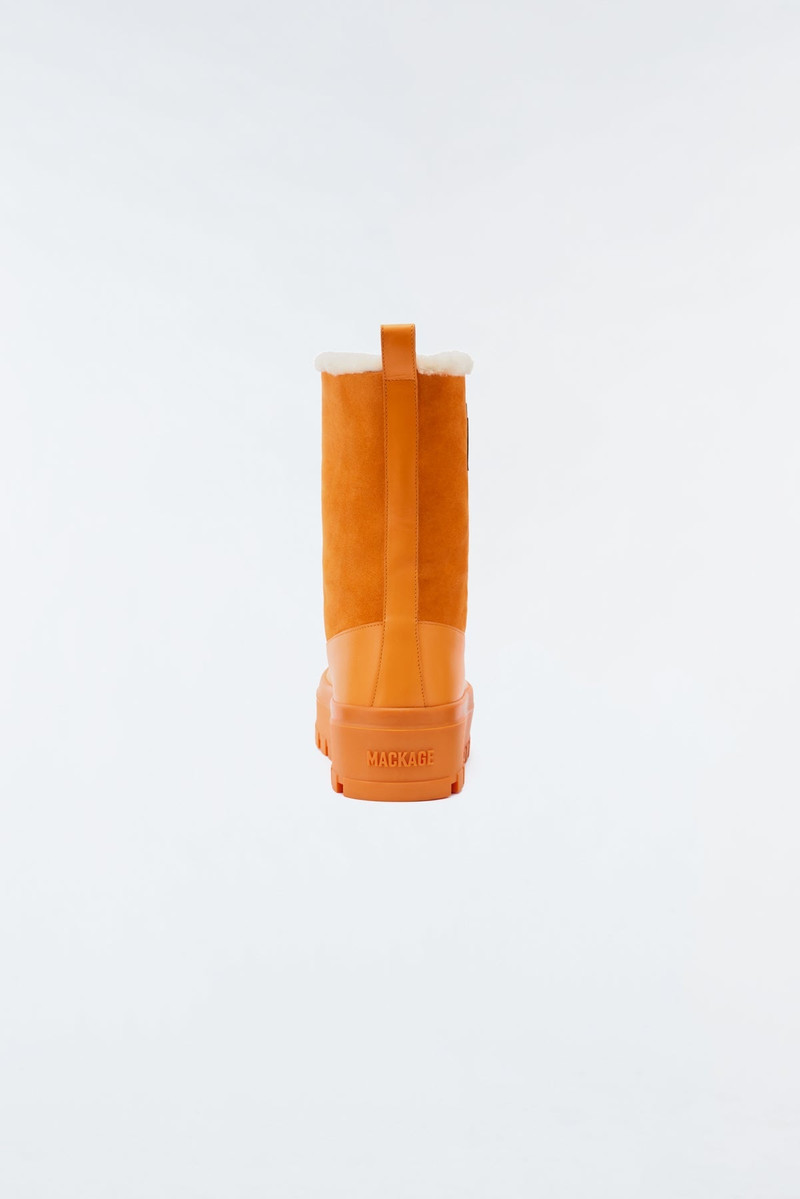 HERO shearling-lined lamb suede winter boot for women 4