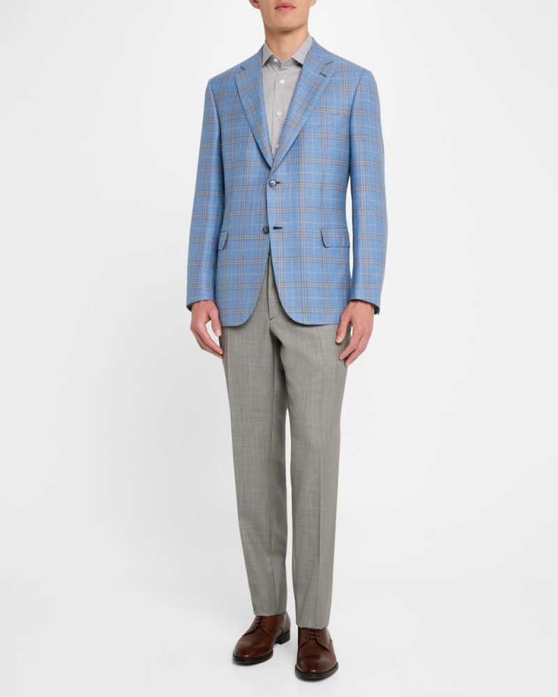 Brioni Men's Wool Plaid Sport Coat outlook