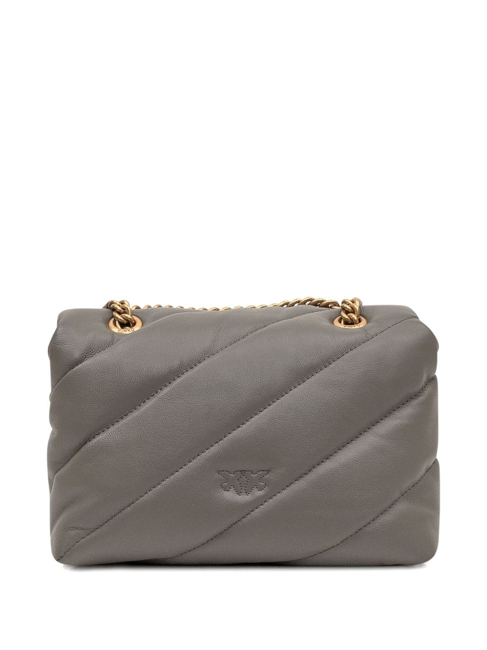 Love quilted logo-embellished shoulder bag - 2