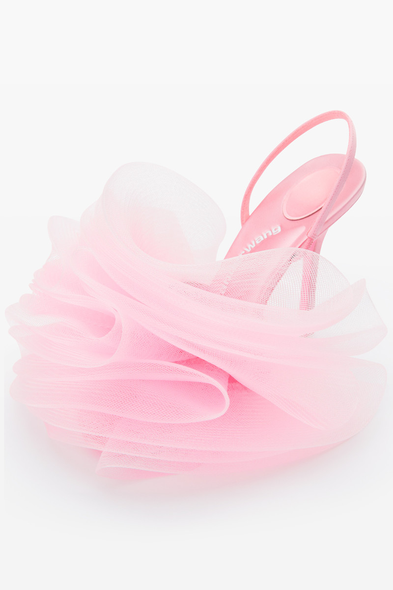 Alexander Wang POM 105 SLINGBACK IN MESH/SATIN outlook