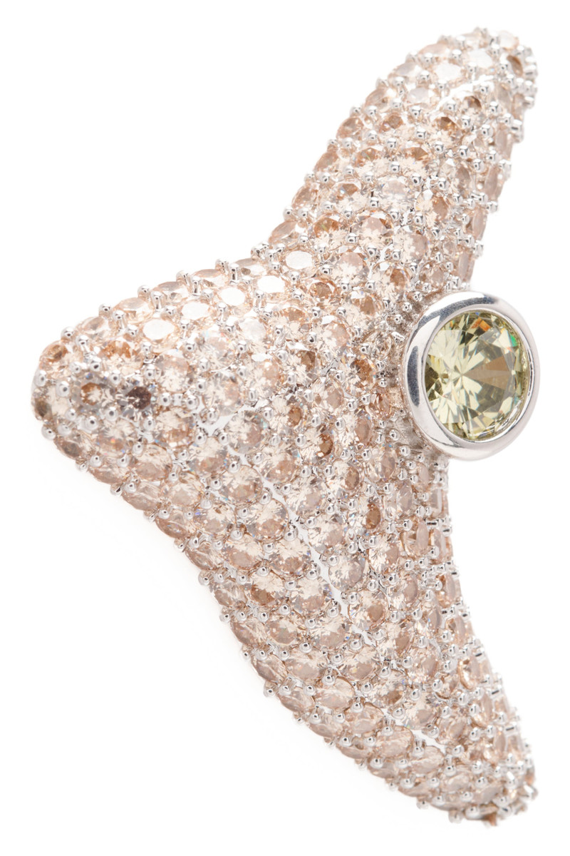 Collina Strada CHAMPAGNE OLIVE SUPER TRIGON STUDS outlook