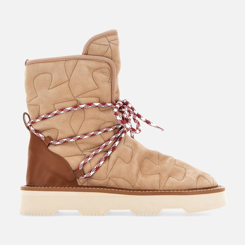 Hogan H626 Ankle Boots Beige Brown Ivory 1