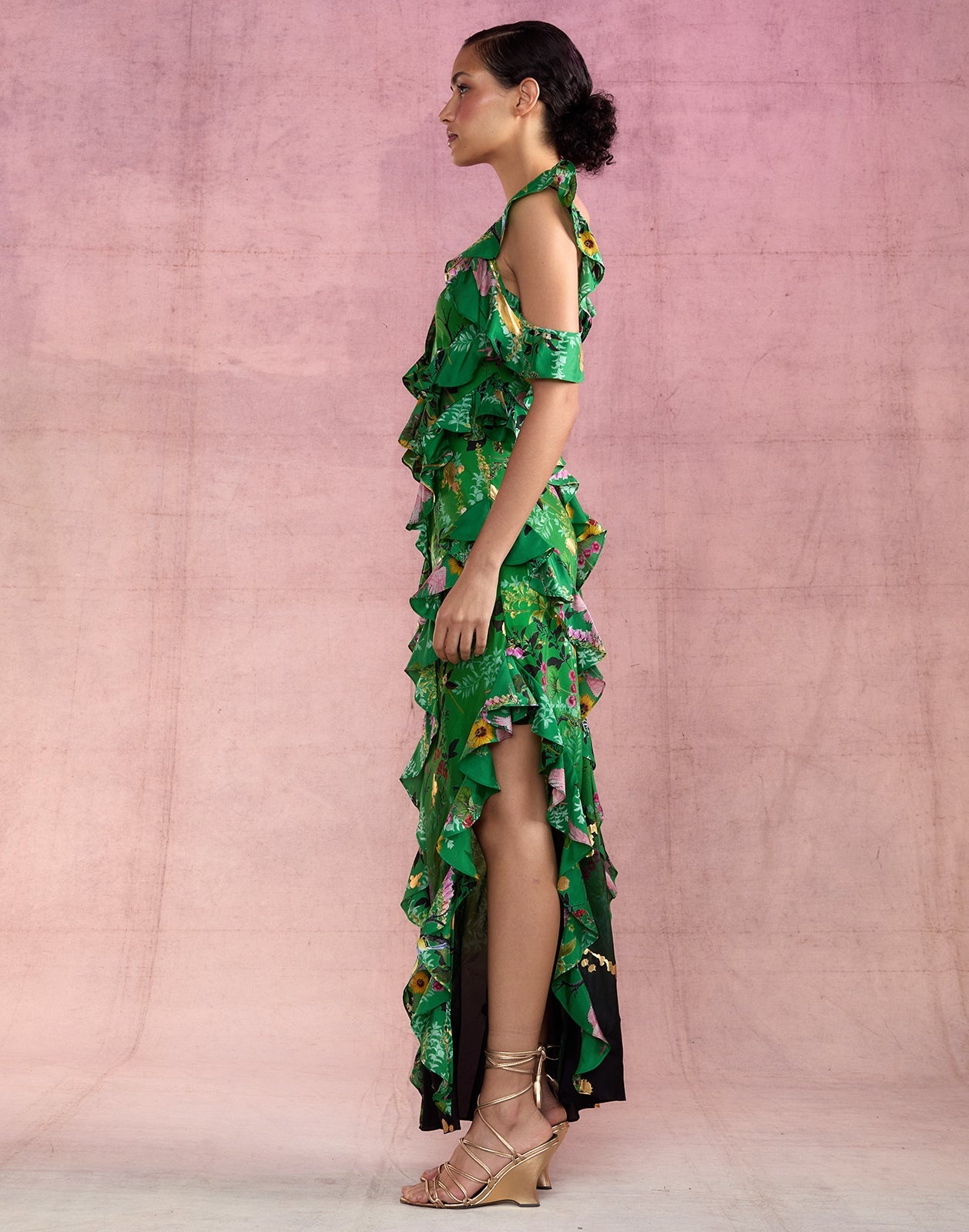 Secret Garden Silk Dress - 9