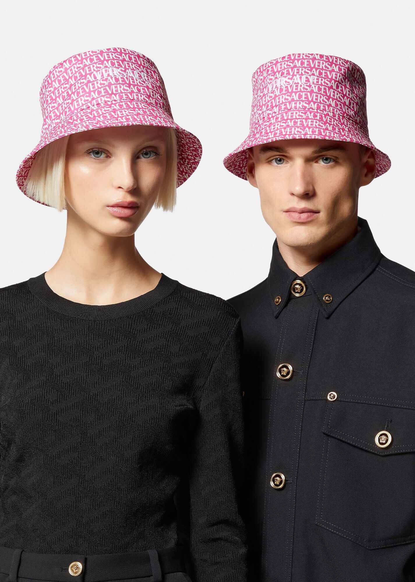 Versace Allover Bucket Hat - 3