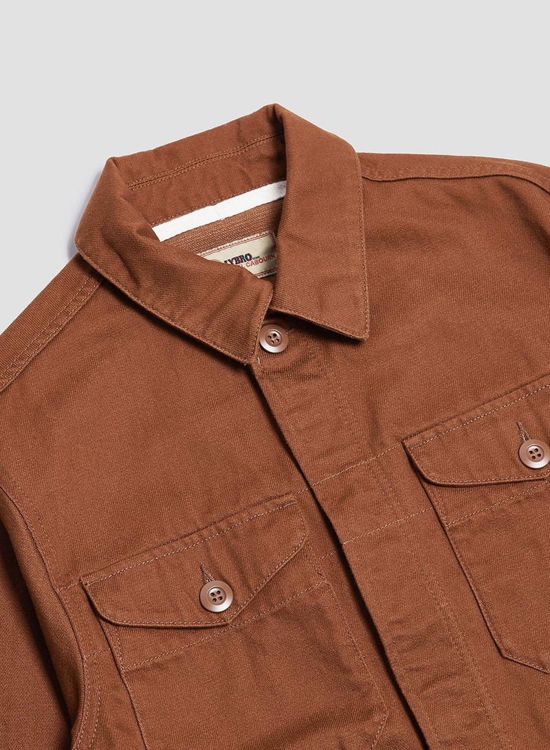 Short Jacket Heavy Cotton in Brown 5